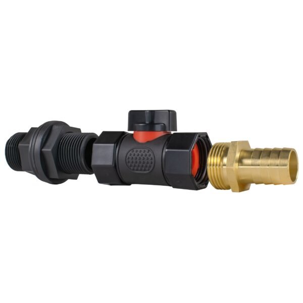 Water Butt Connector 3/4″ BSP with In-Line BSPF Valve and Water Butt Kits Free Shipping 15