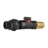 Water butt connector 3/4″ bsp with in-line bspf valve and water butt fittings free shipping 5