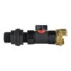 Water butt connector 3/4 inch bsp with in-line bspf valve and geka type fitting – heavy duty pipe & hose fitting uk water butt fittings free shipping 1