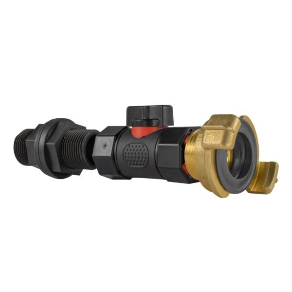 Water butt connector 3/4 inch bsp with in-line bspf valve and geka type fitting – heavy duty pipe & hose fitting uk water butt fittings free shipping 3