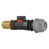 20mm mdpe straight with in-line bspf valve and 25mm brass – heavy duty pipe & hose fitting uk mdpe fittings free shipping 29