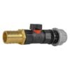 20mm mdpe straight with in-line bspf valve and 25mm brass – heavy duty pipe & hose fitting uk mdpe fittings free shipping 31