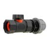20mm mdpe straight with in-line bspf threaded valve – heavy duty pipe & hose fitting uk mdpe fittings free shipping 31