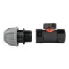 20mm mdpe straight with in-line bspf threaded valve – heavy duty pipe & hose fitting uk mdpe fittings free shipping 33