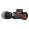20mm mdpe straight with in-line bspf threaded valve – heavy duty pipe & hose fitting uk mdpe fittings free shipping 35