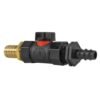 16mm barbed straight with in-line bspf valve and 19mm brass – barbed hose pipe connector uk brass connectors free shipping 33