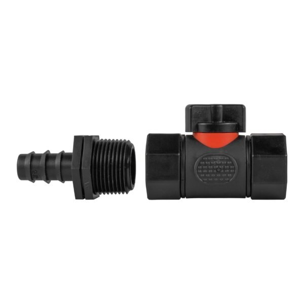 16mm Barbed Straight with In-Line BSPF Threaded Valve Brass Connectors Free Shipping 11
