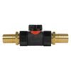 In-line bspf valve with 2 x 19mm brass barb connectors – heavy duty pipe & hose fitting uk brass connectors free shipping 1