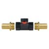 In-line bspf valve with 2 x 19mm brass barb connectors – heavy duty pipe & hose fitting uk brass connectors free shipping 4