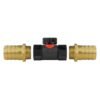 In-line bspf valve with 2 x 25mm brass barb connectors – heavy duty pipe & hose fitting uk brass connectors free shipping 4