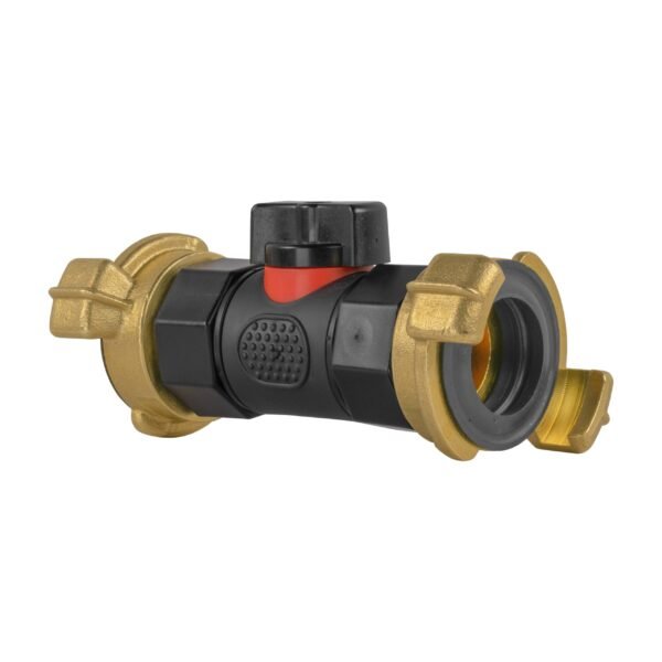 In-line bspf valve with 2 x geka type connectors – heavy duty pipe & hose fitting uk geka fittings free shipping 7