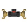 In-line bspf valve with 2 x geka type connectors – heavy duty pipe & hose fitting uk geka fittings free shipping 37