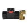 Geka Type Connector with In-Line BSPF Threaded Valve