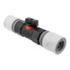 In-line bspf valve with 2 x hose connectors wl – water flow control valve uk brass connectors free shipping 2