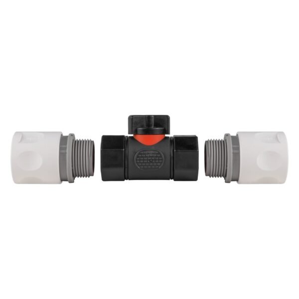 In-line bspf valve with 2 x hose connectors wl – water flow control valve uk brass connectors free shipping 4