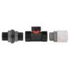 Hose connector wl with in-line bspf valve and water butt – heavy duty pipe & hose fitting uk water butt fittings free shipping 4