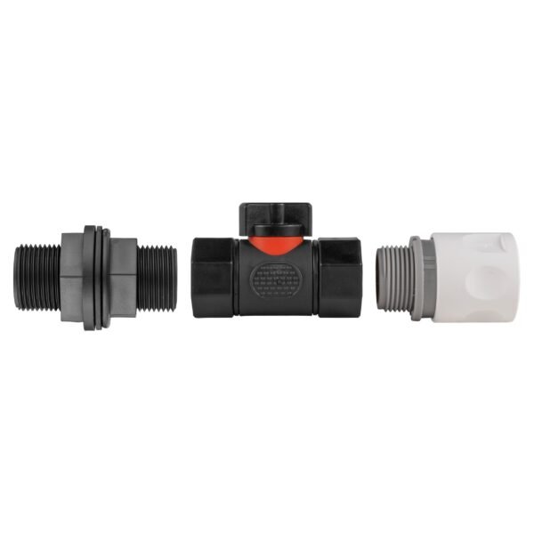 Hose connector wl with in-line bspf valve and water butt – heavy duty pipe & hose fitting uk water butt fittings free shipping 4