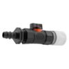Hose connector wl with in-line bspf valve and 16mm barbed – barbed hose pipe connector uk brass connectors free shipping 3