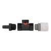 Hose connector wl with in-line bspf valve and 16mm barbed – barbed hose pipe connector uk brass connectors free shipping 4