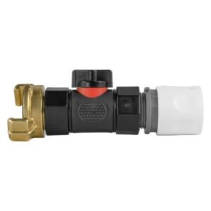 Hose Connector WL with In-Line BSPF Valve and Geka Type – Heavy Duty Pipe & Hose Fitting UK Geka Fittings Free Shipping