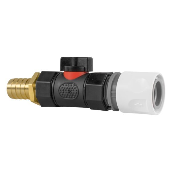 Hose connector wl with in-line bspf valve and 19mm brass – heavy duty pipe & hose fitting uk brass connectors free shipping 3