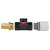 Hose connector wl with in-line bspf valve and 19mm brass – heavy duty pipe & hose fitting uk brass connectors free shipping 4