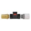 Hose connector wl with in-line bspf valve and 25mm brass – heavy duty pipe & hose fitting uk brass connectors free shipping 4