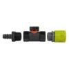 Hose connector lime with in-line bspf valve and 16mm barbed – barbed hose pipe connector uk brass connectors free shipping 4