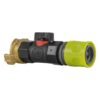 Hose connector lime with in-line bspf valve and geka type – heavy duty pipe & hose fitting uk geka fittings free shipping 41
