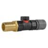 Hose Connector Lime with In-Line BSPF Valve and 25mm Brass Brass Connectors Free Shipping 37