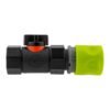 Hose Connector Lime with In-Line BSPF Threaded Valve Garden Hose Fittings Free Shipping 29
