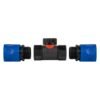 In-line bspf valve with 2 x hose connectors blue – water flow control valve uk full flow valves free shipping 4