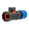 Hose connector blue with in-line bspf threaded valve – water flow control valve uk brass connectors free shipping 31