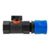Hose connector blue with in-line bspf threaded valve – water flow control valve uk brass connectors free shipping 27