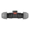 In-line bspm valve with 2 x 20mm mdpe straight connectors – heavy duty pipe & hose fitting uk