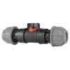 In-line bspm valve with 2 x 20mm mdpe straight connectors – heavy duty pipe & hose fitting uk