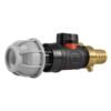 20mm mdpe straight with in-line bspm valve and 19mm brass – heavy duty pipe & hose fitting uk mdpe fittings free shipping 31