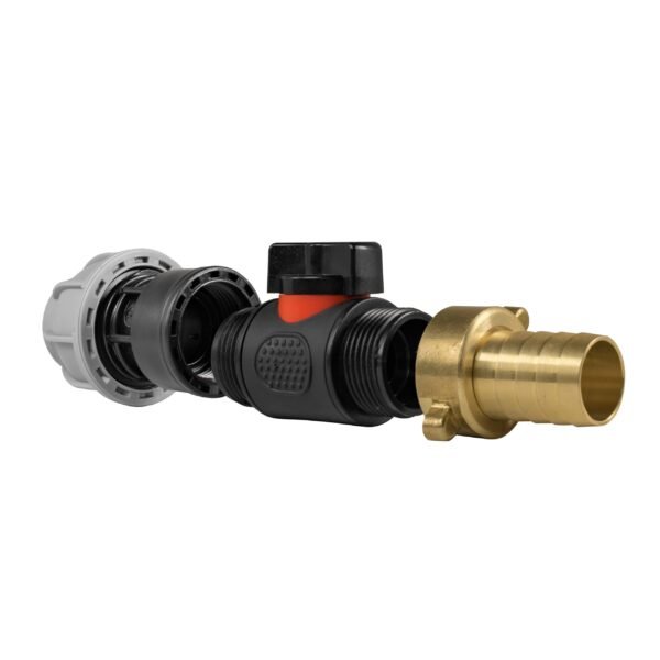 20mm mdpe straight with in-line bspm valve and 19mm brass – heavy duty pipe & hose fitting uk mdpe fittings free shipping 11