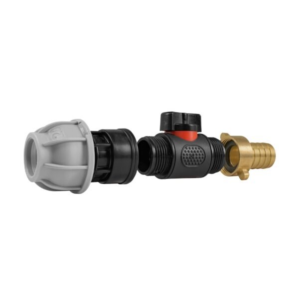 20mm mdpe straight with in-line bspm valve and 19mm brass – heavy duty pipe & hose fitting uk mdpe fittings free shipping 13