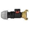 20mm mdpe straight with in-line bspm valve and geka type – heavy duty pipe & hose fitting uk full flow valves free shipping 25