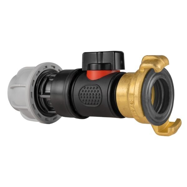 20mm mdpe straight with in-line bspm valve and geka type – heavy duty pipe & hose fitting uk full flow valves free shipping 5