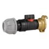 20mm mdpe straight with in-line bspm valve and geka type – heavy duty pipe & hose fitting uk full flow valves free shipping 29