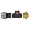 20mm mdpe straight with in-line bspm valve and geka type – heavy duty pipe & hose fitting uk full flow valves free shipping 31