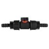 In-line bspm valve with 2 x 16mm barbed straight connectors – barbed hose pipe connector uk full flow valves free shipping 1