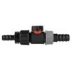 16mm Barbed Straight with In-Line BSPM Valve and 20mm Barbed