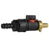 16mm barbed straight with in-line bspm valve and 13mm brass – barbed hose pipe connector uk full flow valves free shipping 31