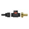 16mm barbed straight with in-line bspm valve and 13mm brass – barbed hose pipe connector uk full flow valves free shipping 33
