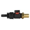 16mm Barbed Straight with In-Line BSPM Valve and 19mm Brass