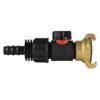 16mm Barbed Straight with In-Line BSPM Valve and Geka Type
