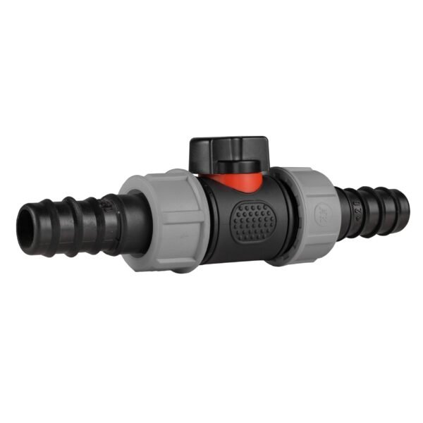 In-line bspm valve with 2 x 20mm barbed straight connectors – barbed hose pipe connector uk full flow valves free shipping 3